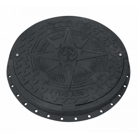 Čierny 5 t poklop s uzamykacím mechanizmom