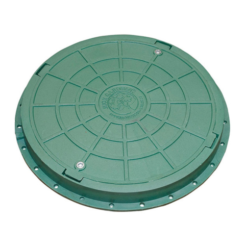Záhradný poklop zelený 2 t so zámkom